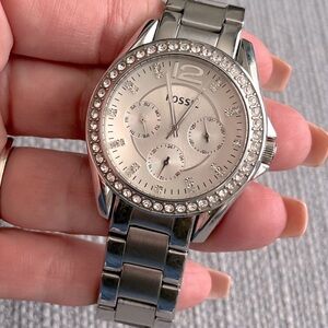 Genuine Fossil Silver Watch